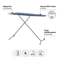 5five Table à repasser 110x42cm