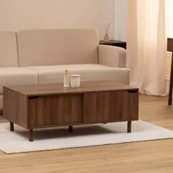 5five Table basse, 2 portes, Marron