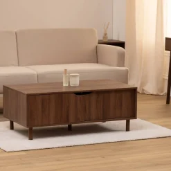 5five Table basse, 2 portes, Marron