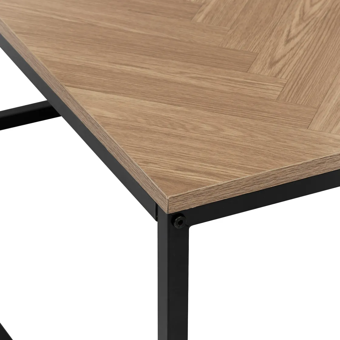 5five Table basse, Effet bois et noir
