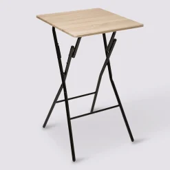 5five Table de bar pliante 2 places, Effet bois