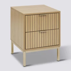 5five Table de chevet 2 tiroirs