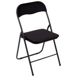 5five Table et 4 chaises pliantes en velours