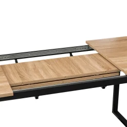 5five Table extensible 6/8 personnes, Effet chêne naturel