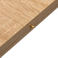 5five Table extensible 6/8 personnes, Effet chêne naturel