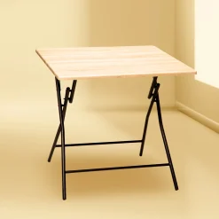 5five Table pliante 4 places, Effet bois