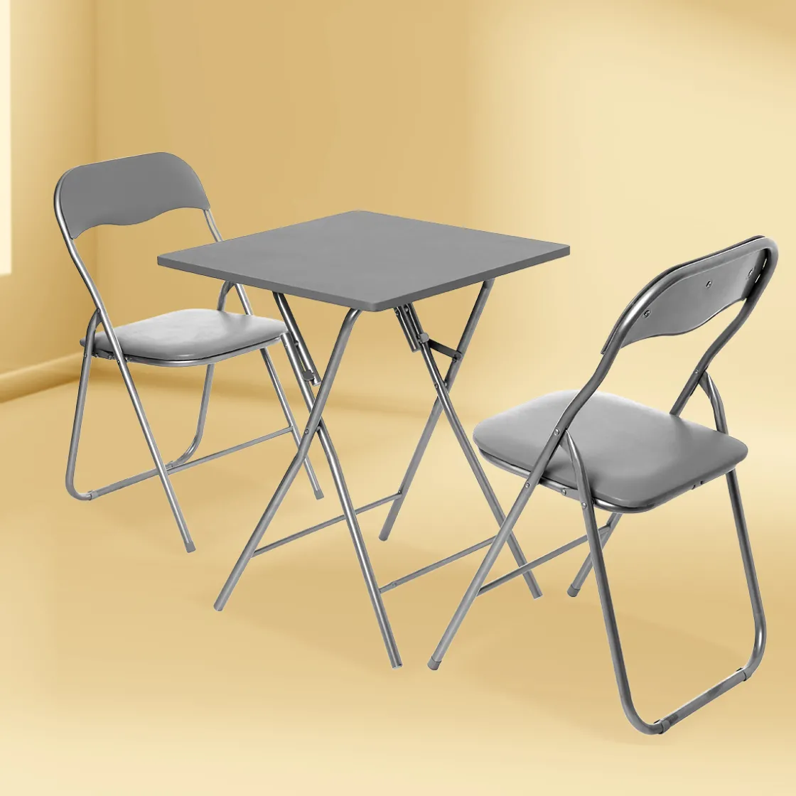 5five Table pliante 2 places, Gris