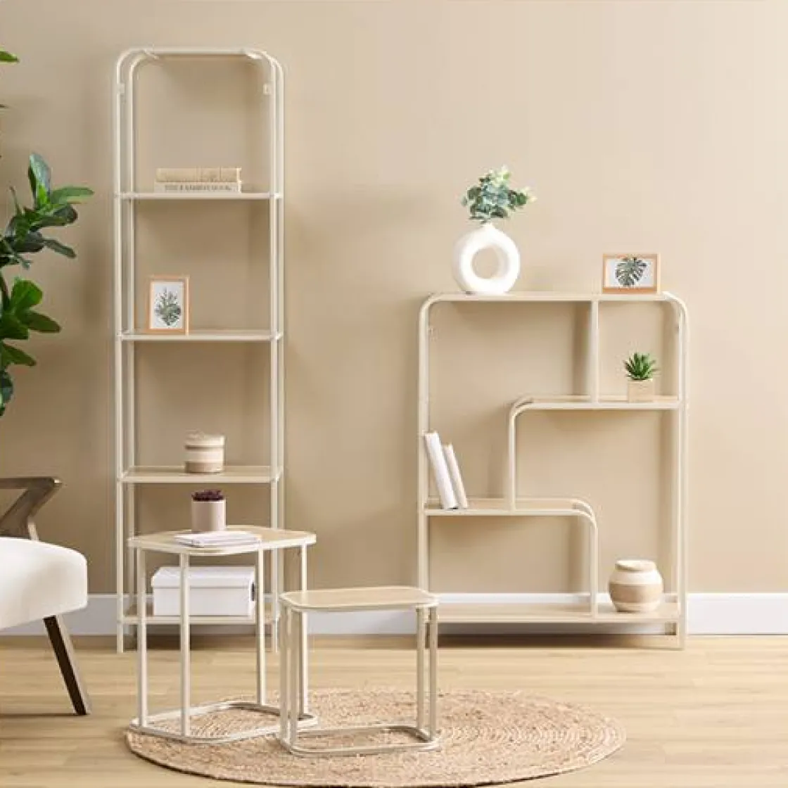 5five Tables gigognes, Beige