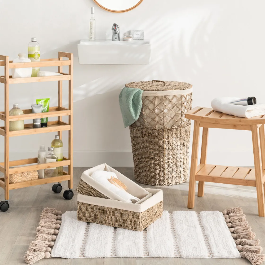 5five Tabouret banc, Bambou