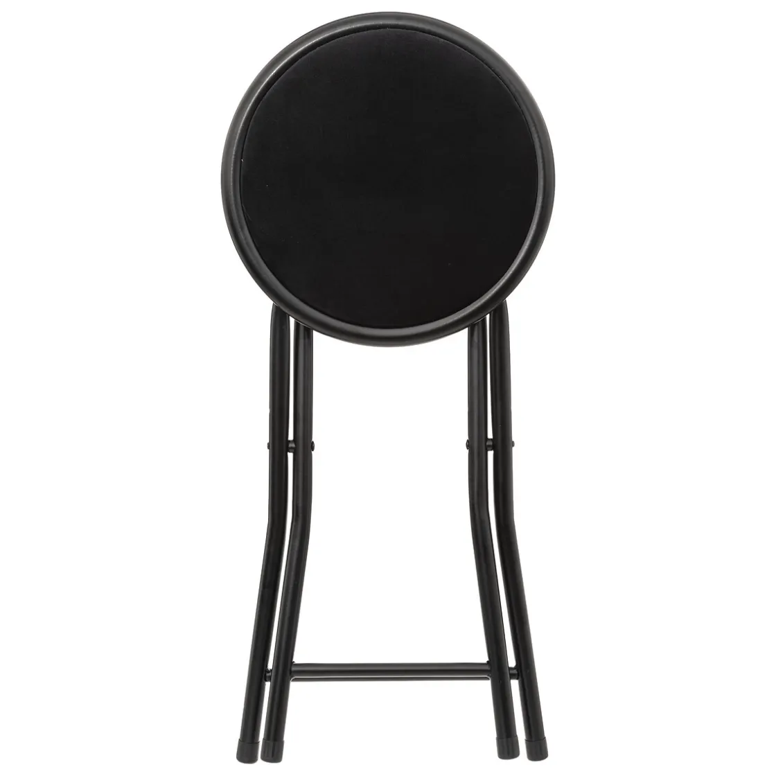 5five Tabouret pliant, Velours Noir