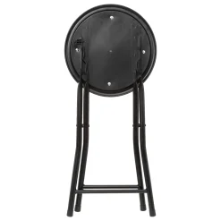 5five Tabouret pliant, Velours Noir