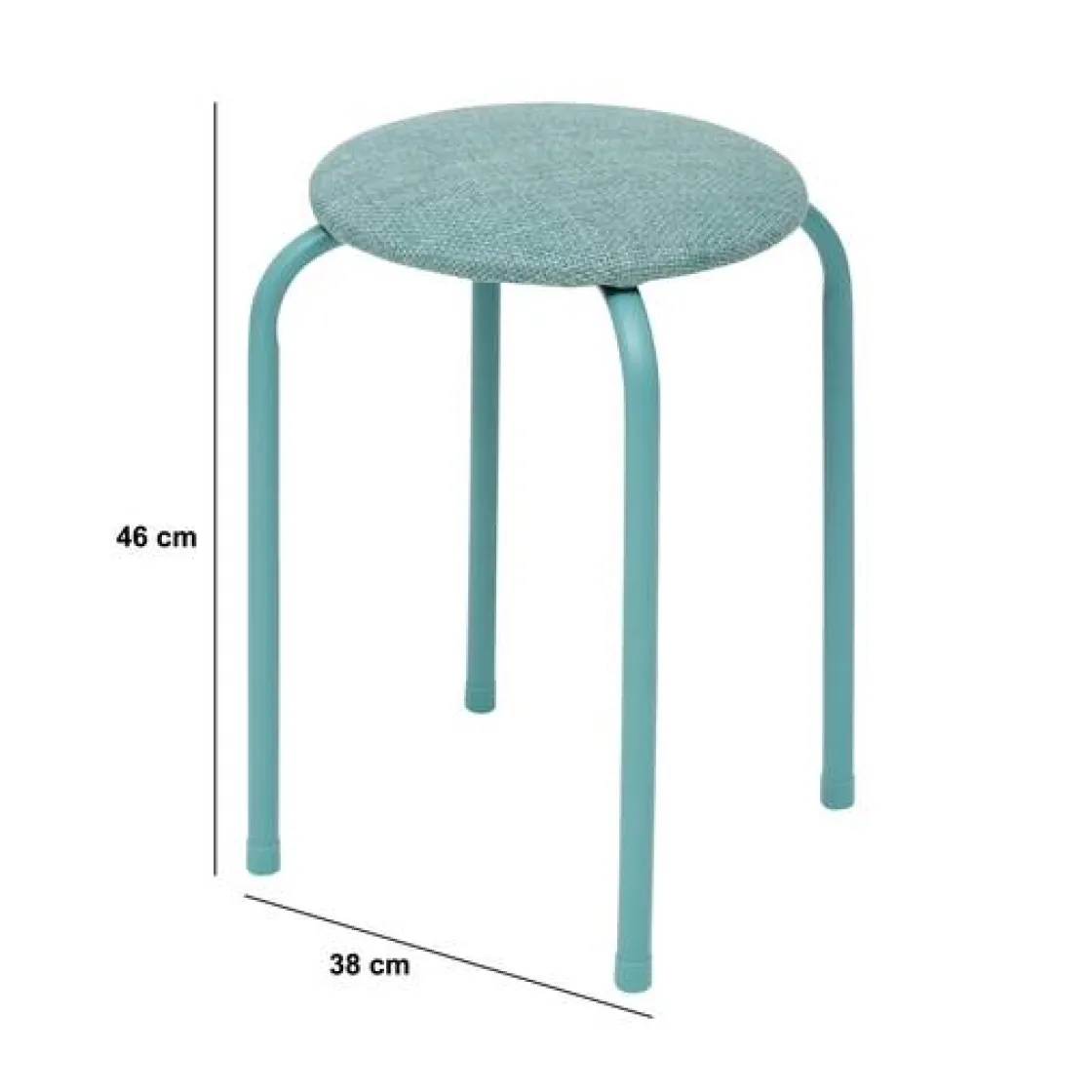 5five Tabouret, Vert Céladon