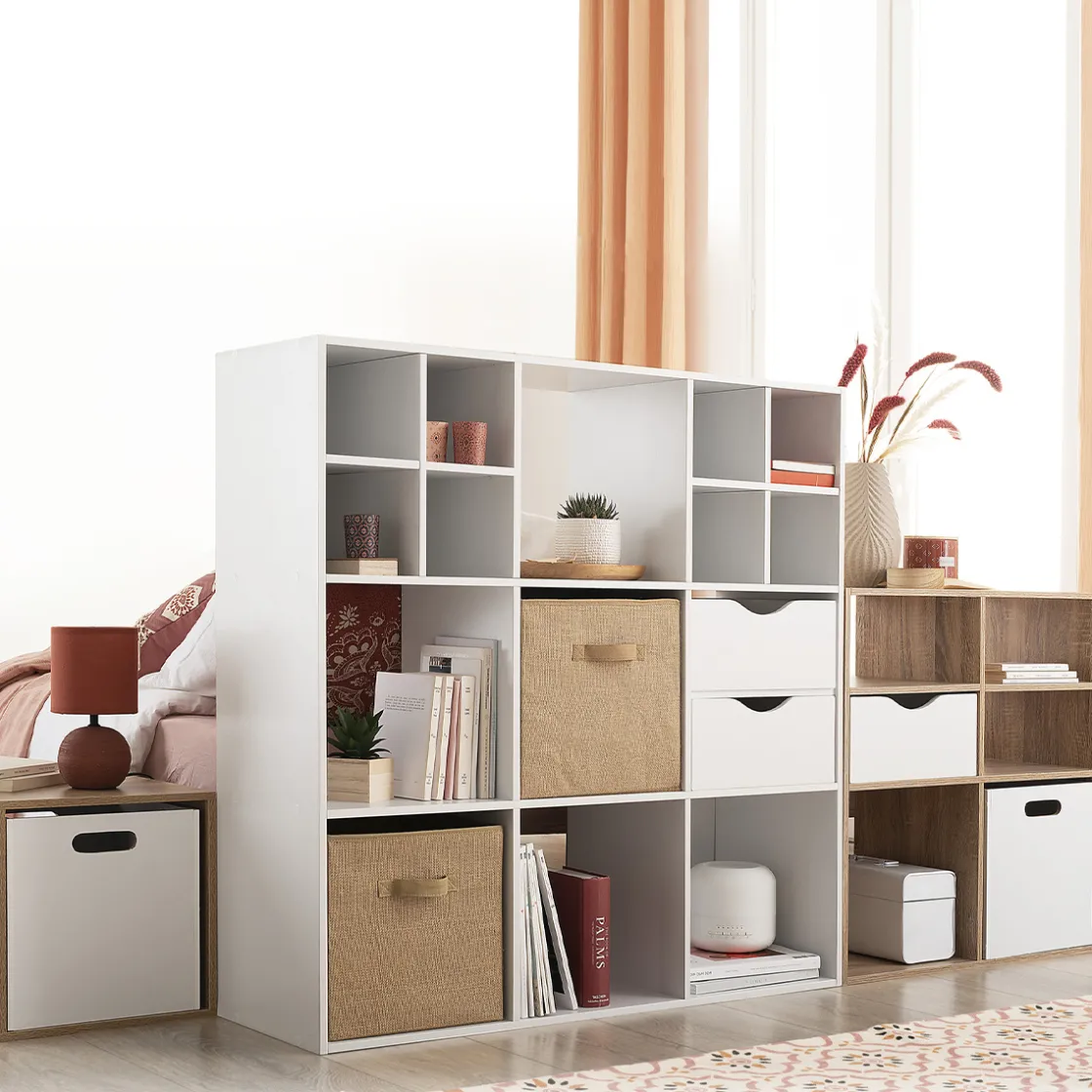 5five Étagère 9 cases, Blanc