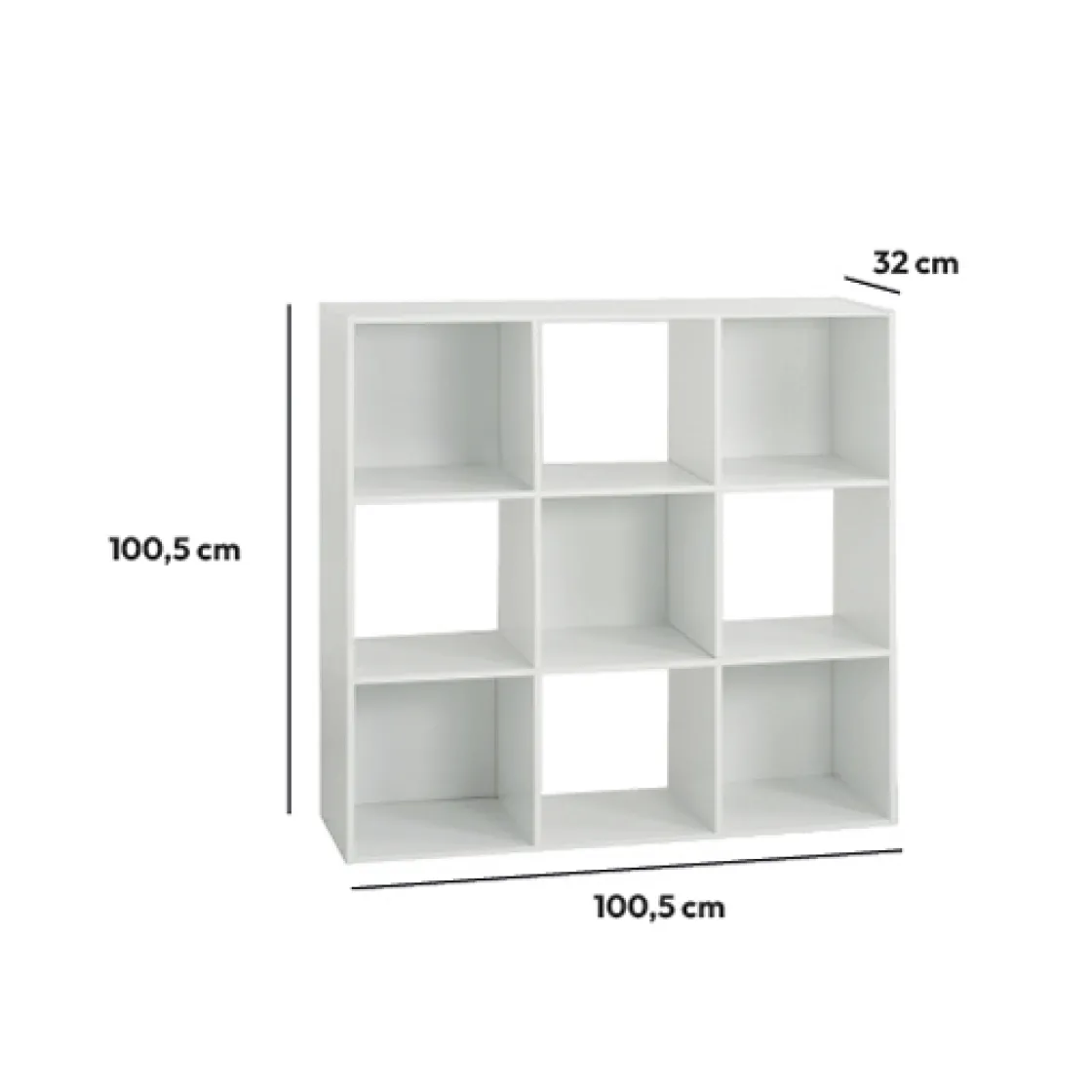 5five Étagère 9 cases, Blanc