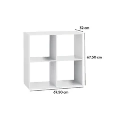 5five Étagère 4 cases, Blanc