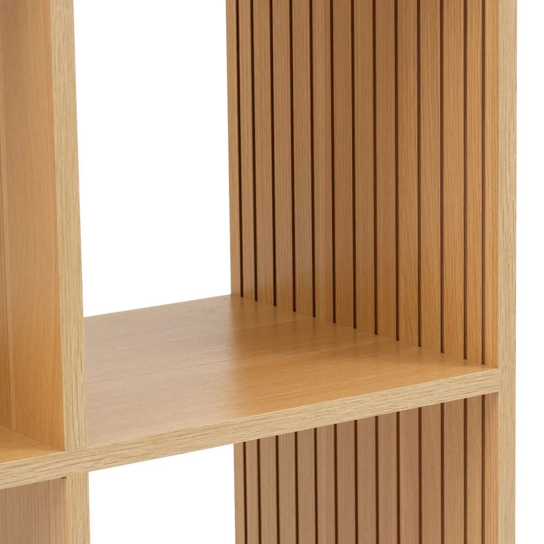 5five Étagère 6 cases, Effet bois naturel