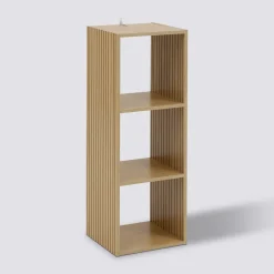 5five Étagère 3 cases, Effet bois naturel