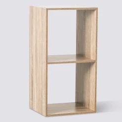 5five Étagère 2 cases, Effet bois naturel