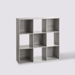 5five Étagère 9 cases, Effet chêne gris