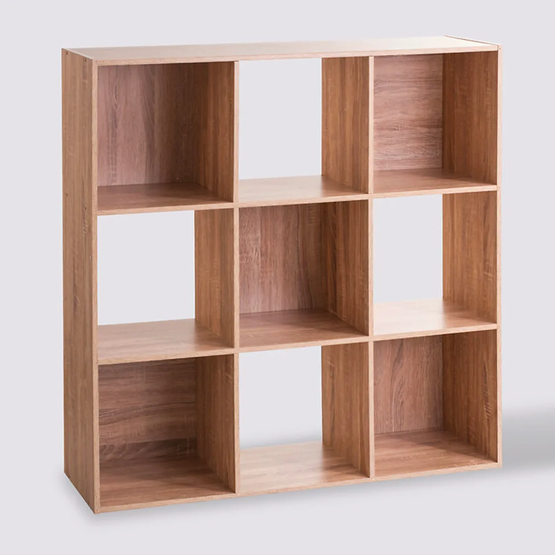 5five Étagère 9 cases, Effet chêne naturel