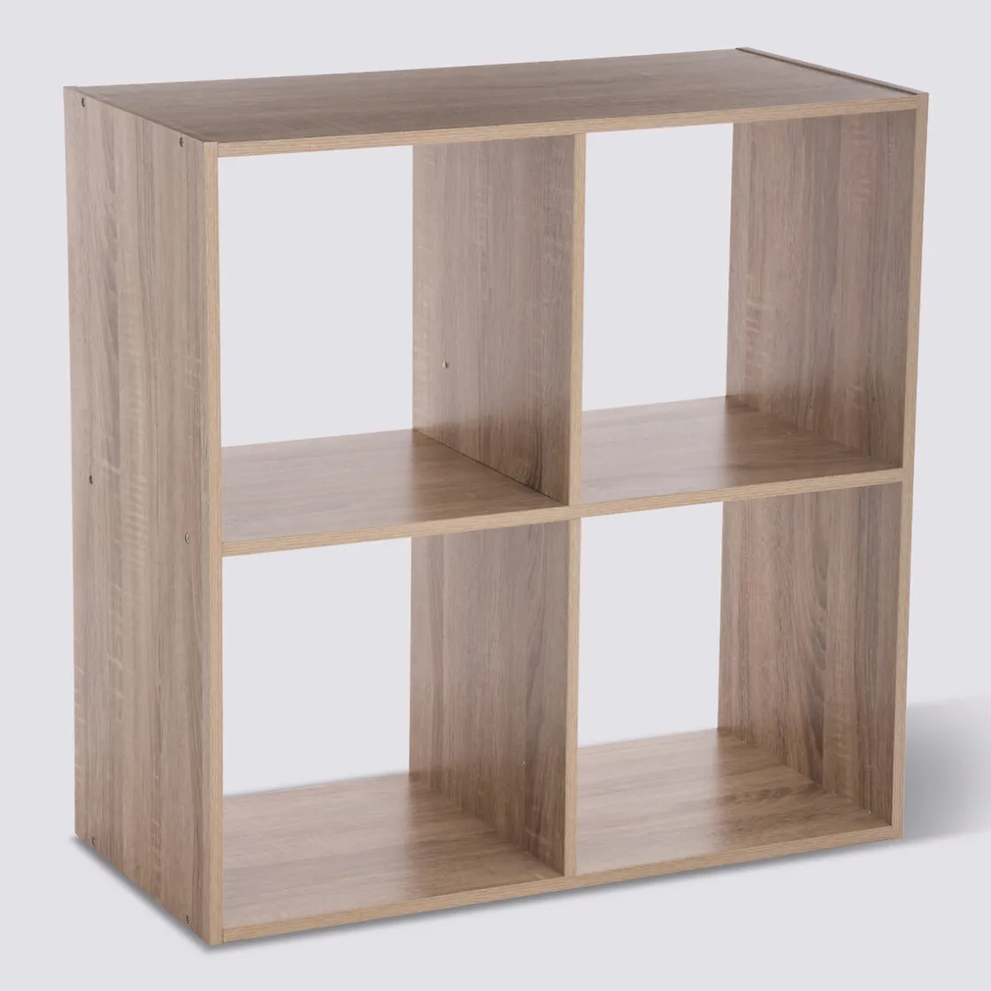 5five Étagère 4 cases, Effet chêne naturel