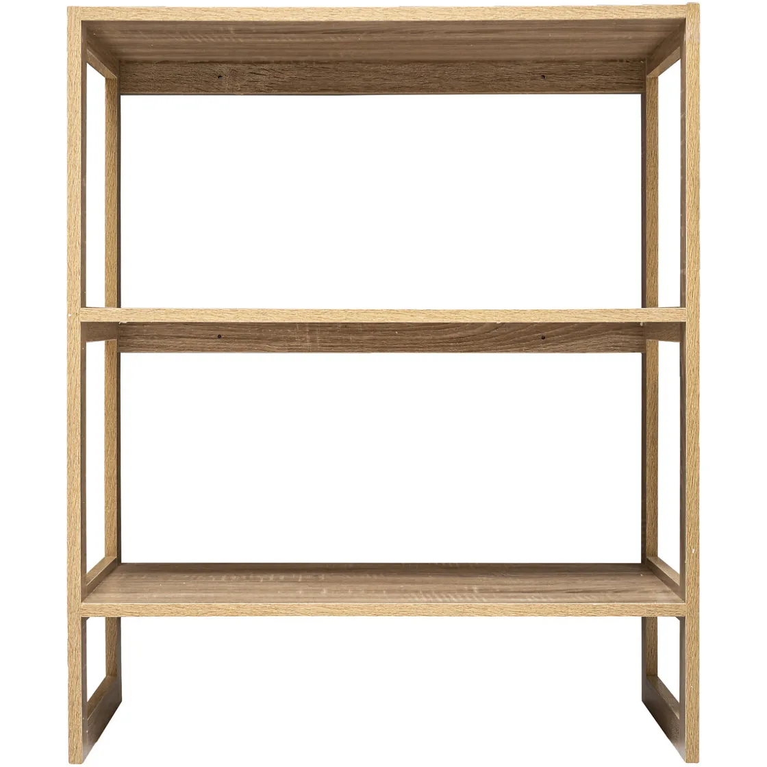 5five Étagère 4 cases empilables, Effet chêne naturel