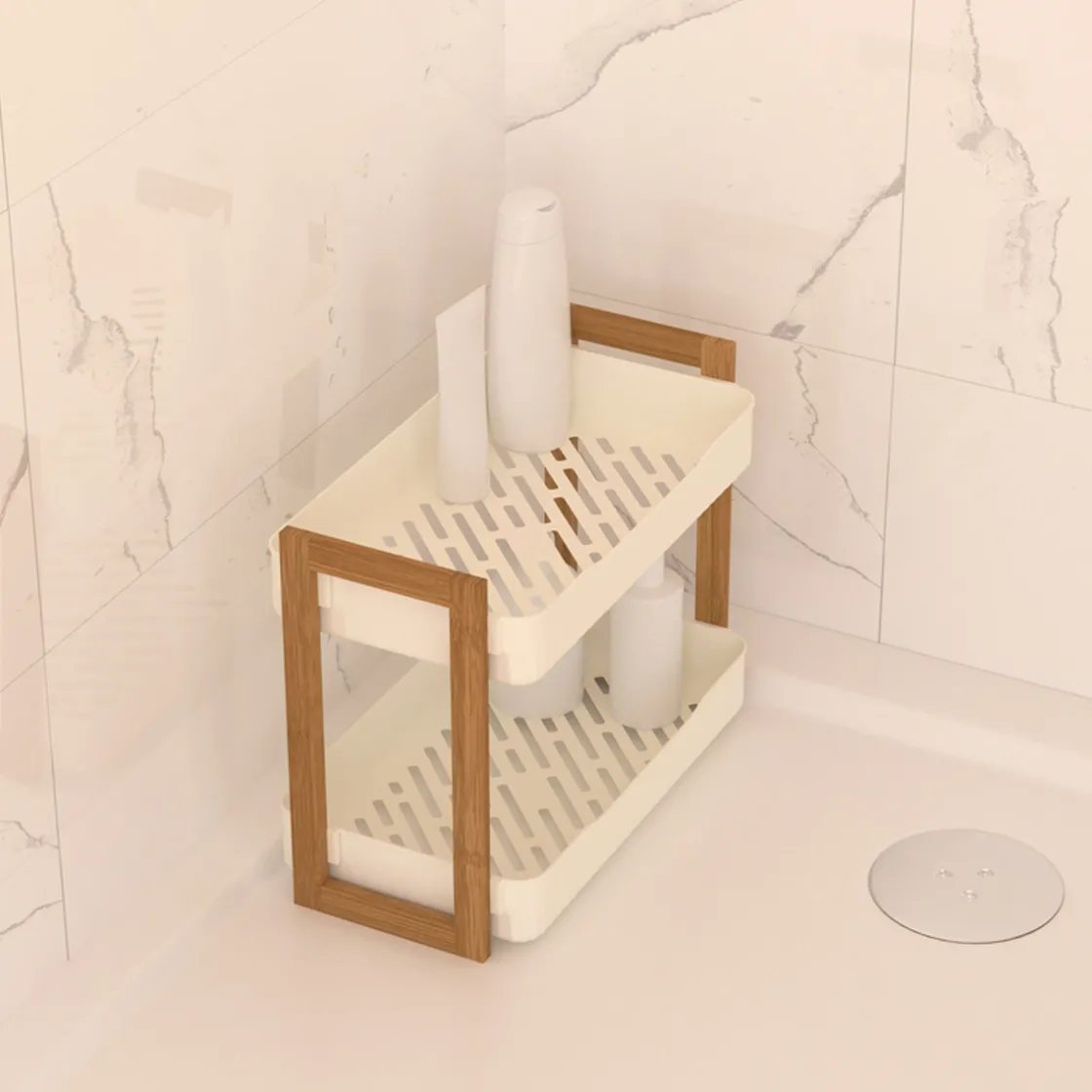 5five Étagère 2 niveaux, Bambou