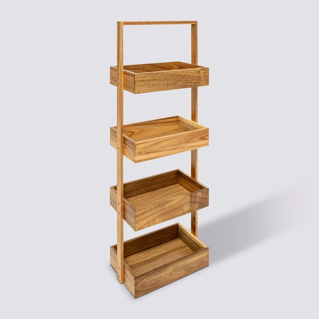 5five Étagère 4 niveaux 88x26cm, Acacia