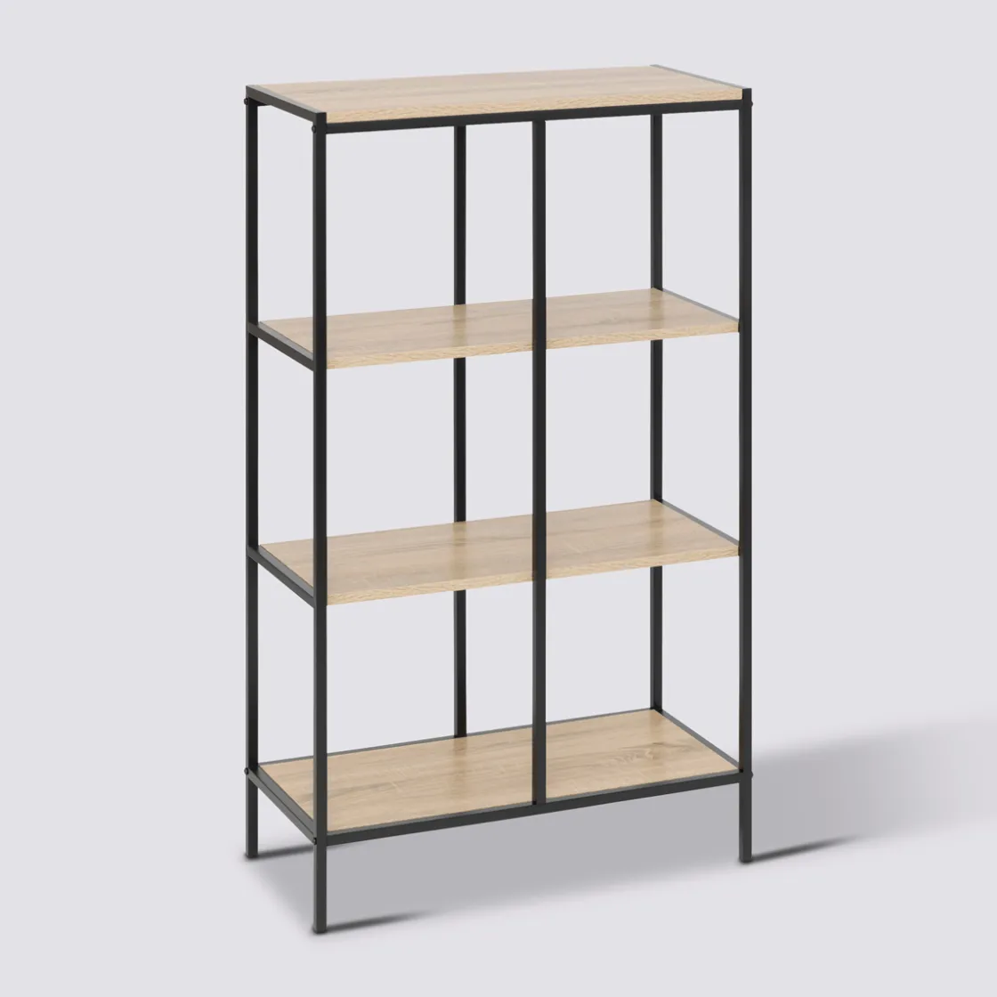 5five Étagère 4 niveaux 116x68,8cm, Effet bois