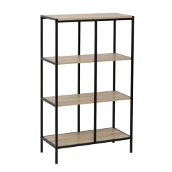 5five Étagère 4 niveaux 116x68,8cm, Effet bois