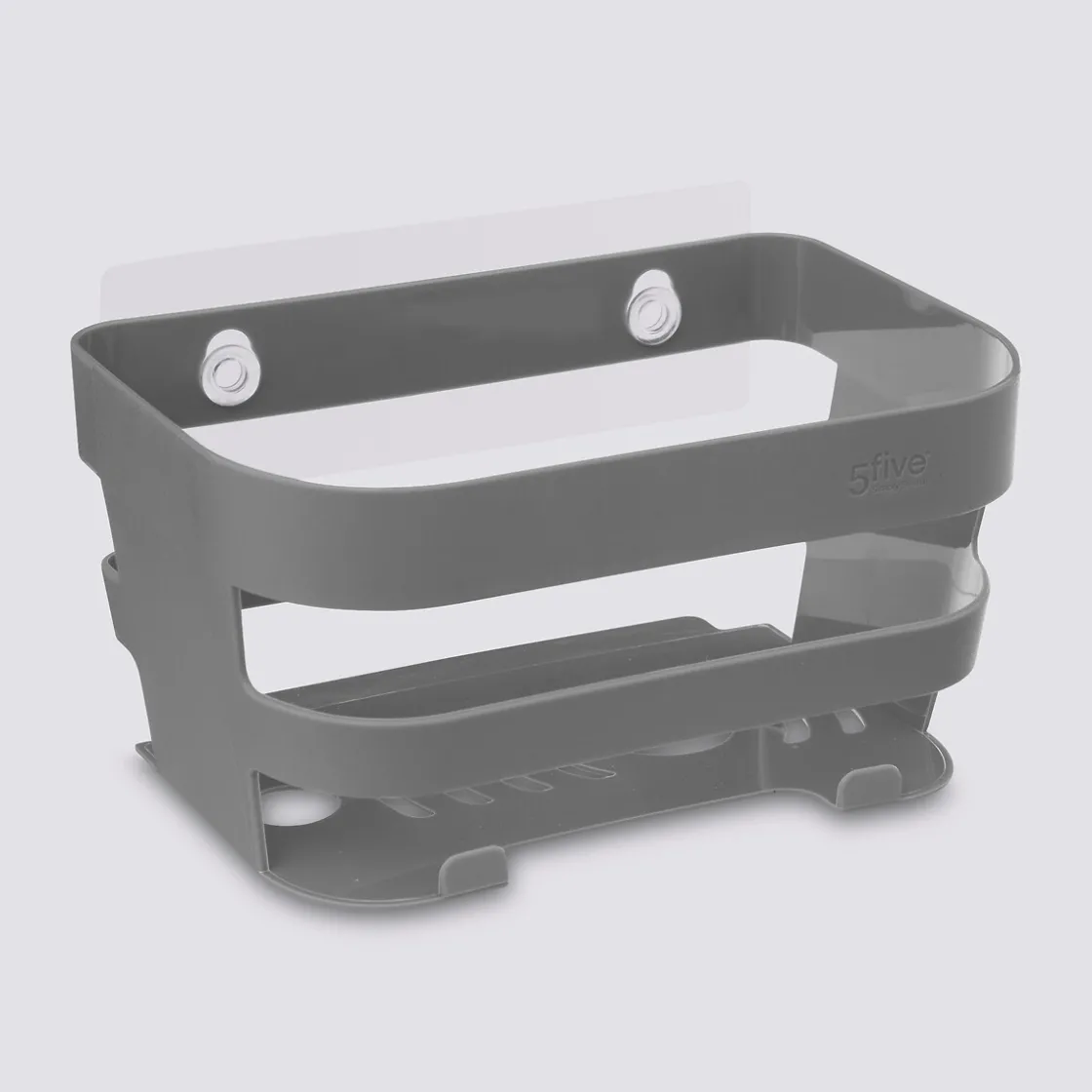 5five Étagère à ventouses, Gris
