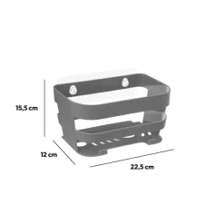 5five Étagère à ventouses, Gris