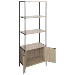 5five Étagère bibliothèque 2 niveaux, Effet chêne naturel