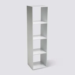 5five Étagère colonne 4 cases, Blanc