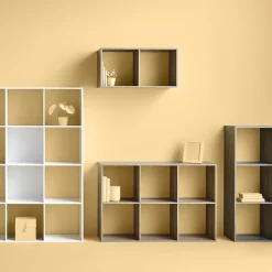 5five Étagère colonne 3 cases, Effet chêne naturel