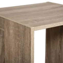 5five Étagère colonne 4 cases, Effet chêne naturel