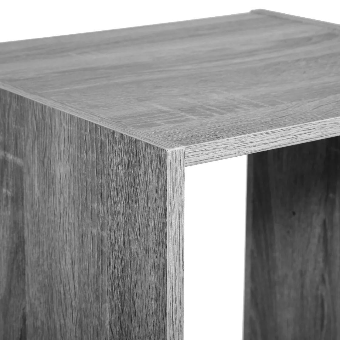 5five Étagère colonne 4 cases, Effet chêne gris