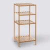 5five Étagère colonne 3 niveaux, Bambou