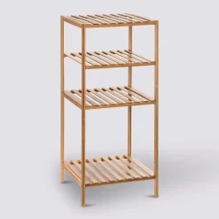 5five Étagère colonne 3 niveaux, Bambou