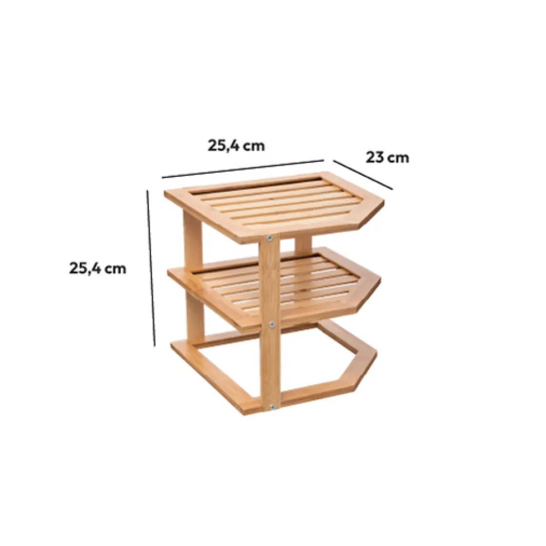 5five Étagère d'angle 2 niveaux