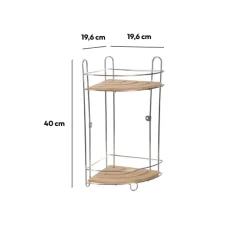 5five Étagère d'angle 2 niveaux