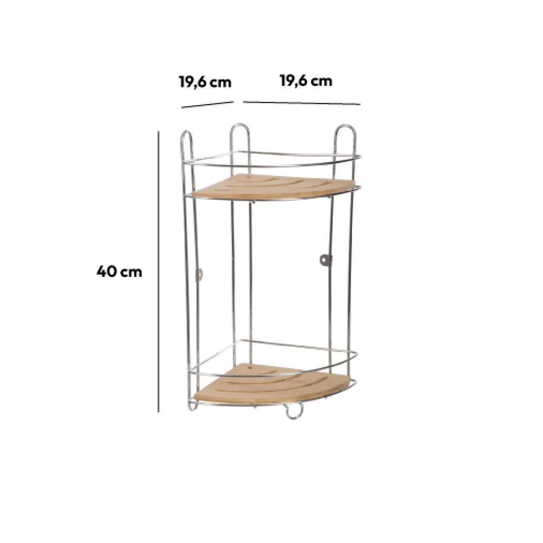 5five Étagère d'angle 2 niveaux