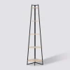 5five Étagère d'angle 5 niveaux 180cm, Effet bois