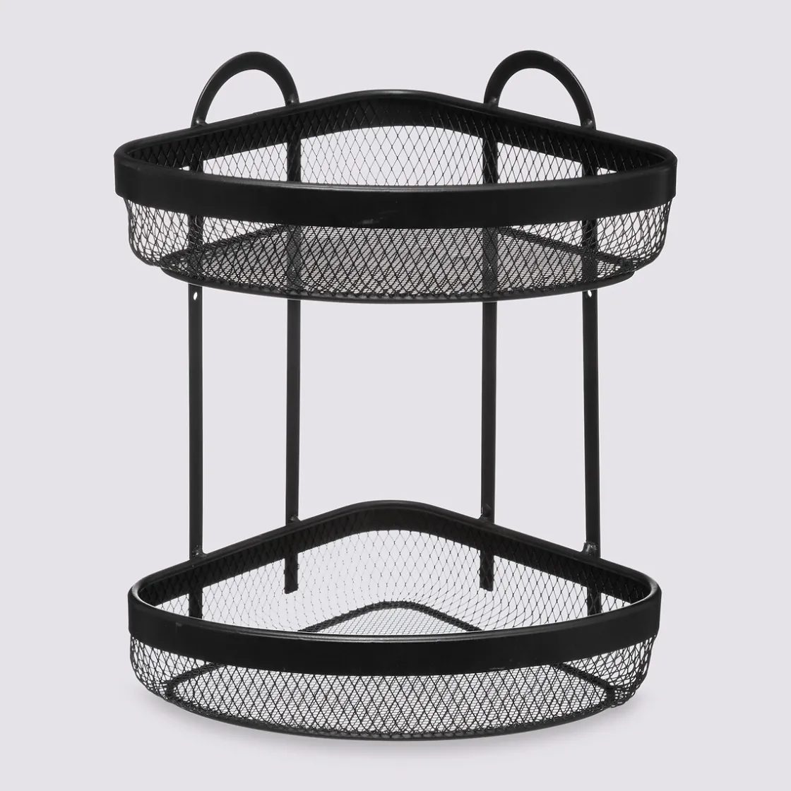 5five Étagère d'angle 2 niveaux, Noir