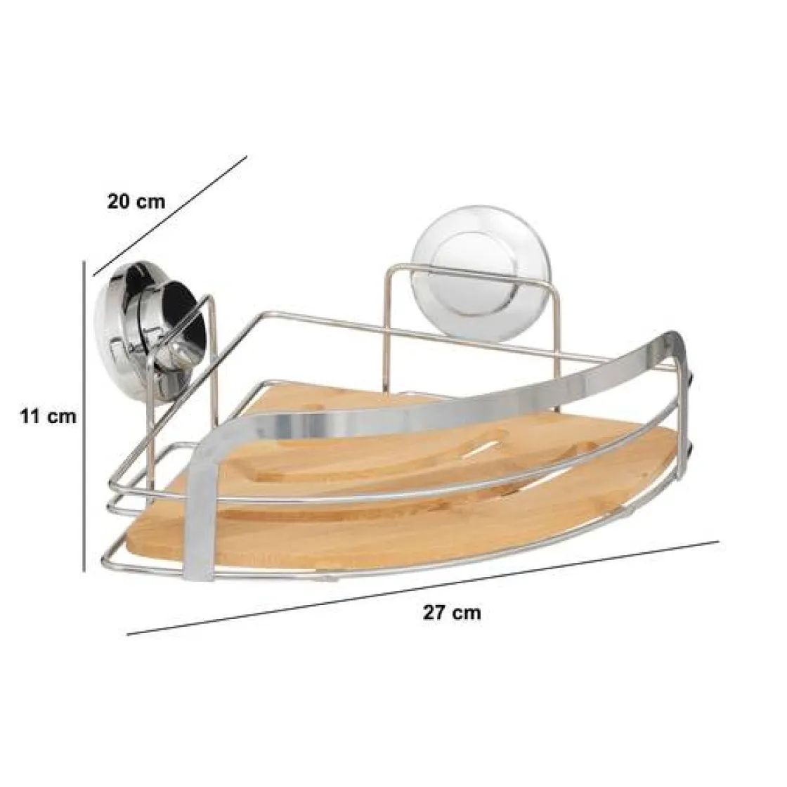 5five Étagère d'angle, Argenté