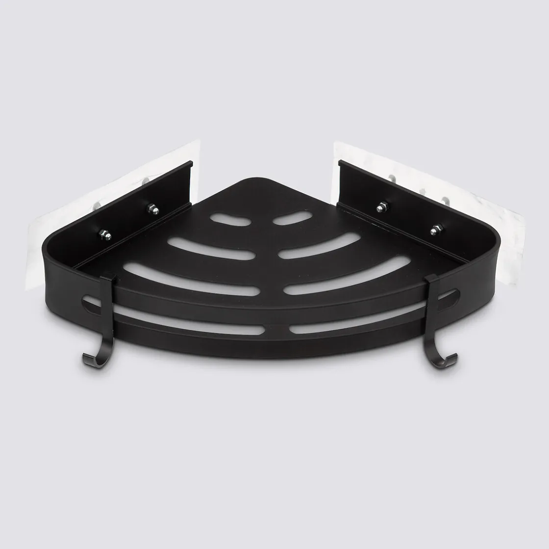 5five Étagère de douche d'angle stick adhésif, Noir