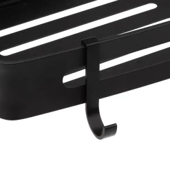 5five Étagère de douche rectangle stick adhésif, Noir