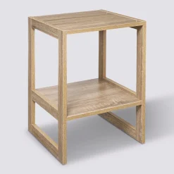 5five Étagère empilable 1 case, Effet bois naturel