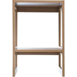 5five Étagère empilable 1 case, Effet bois naturel