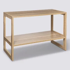 5five Étagère empilable 2 cases, Effet bois naturel